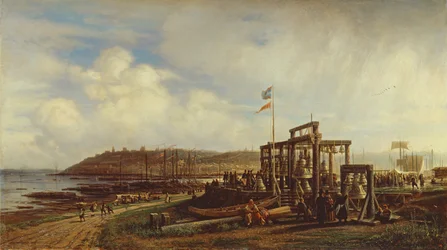 Harangbódék egy Nyizsnyij Novgorod-i piacon, 1862